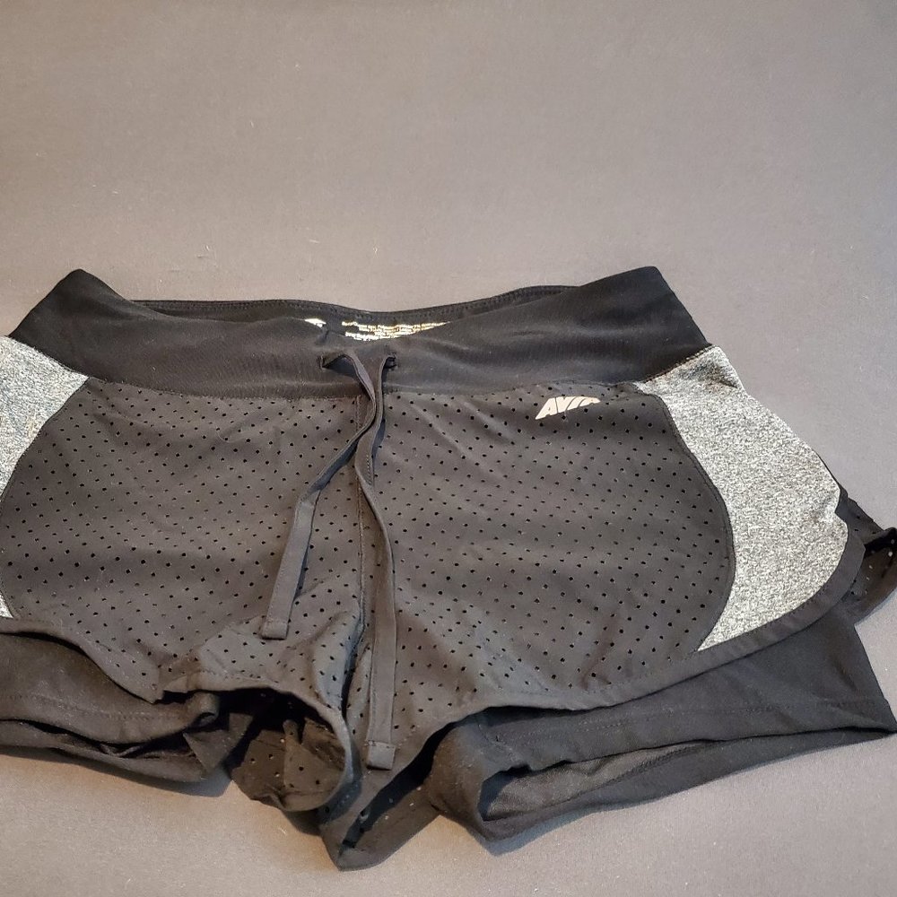 Mesh Top/ Spandex Underneath Athletic Shorts